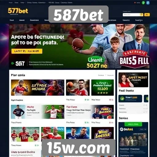 Novas funcionalidades do site 587bet
